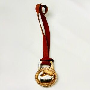 DOONEY & BOURKE All Weather Leather 80/90’s Vintage Brass Duck Charm Replacement